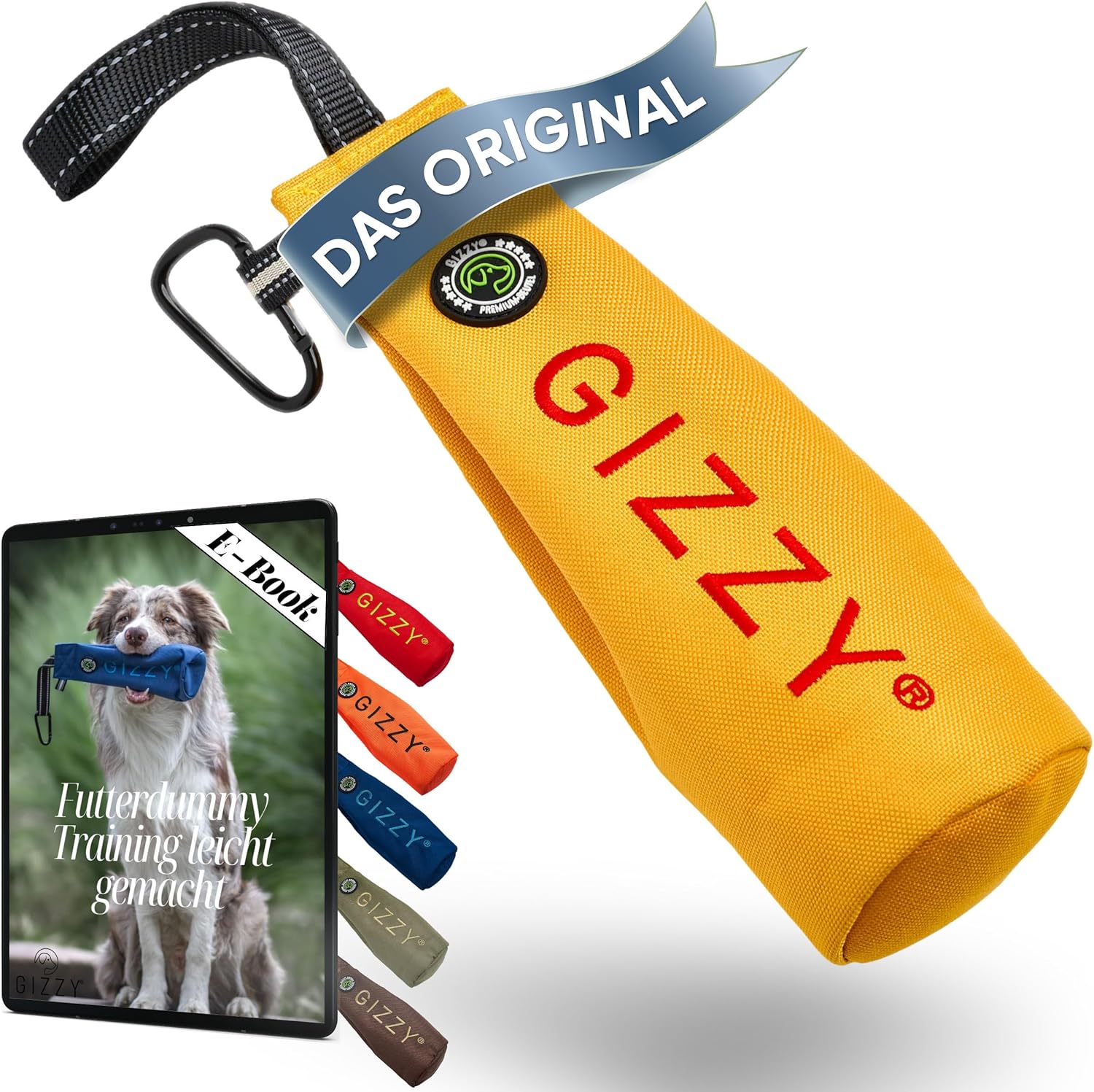 GIZZY® Futterdummy Hund – Robuster Futterbeutel & Apportierdummy