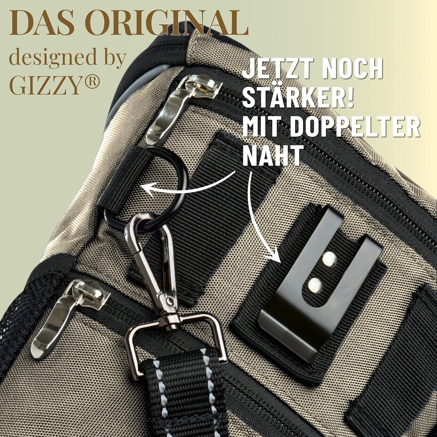 GIZZY® Leckerlitasche Hund – Futterbeutel mit Einhand-Öffnung