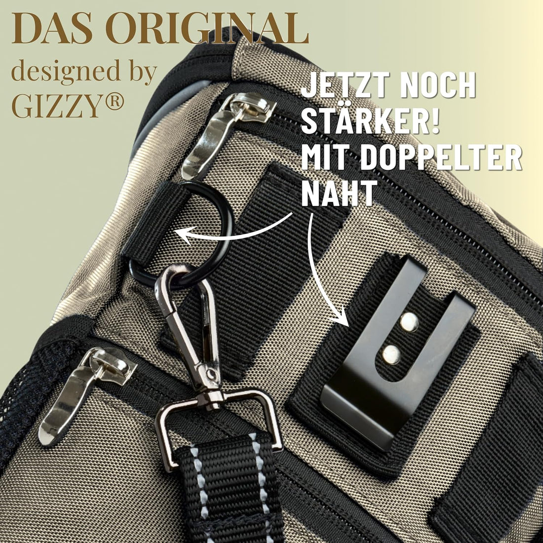 GIZZY® Leckerlitasche Hund – Futterbeutel mit Einhand-Öffnung