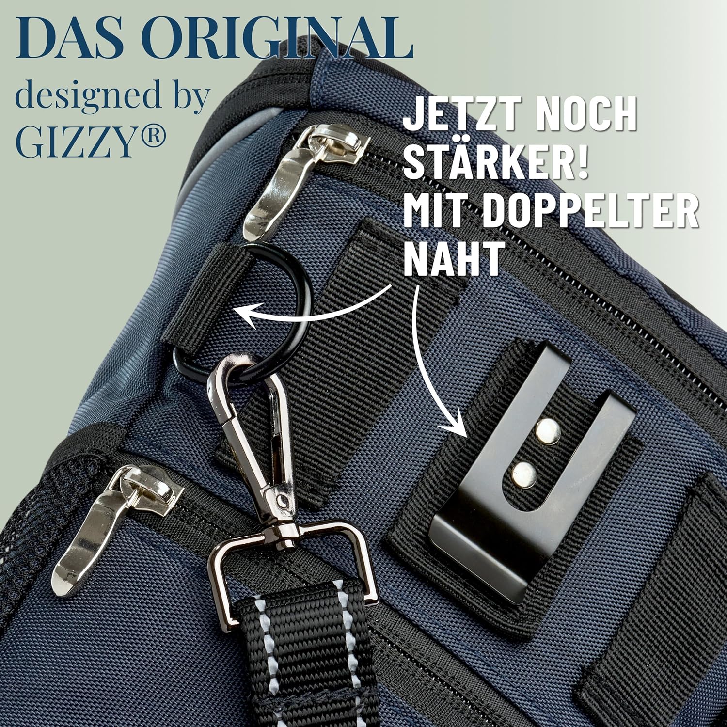 GIZZY® Leckerlitasche Hund – Futterbeutel mit Einhand-Öffnung