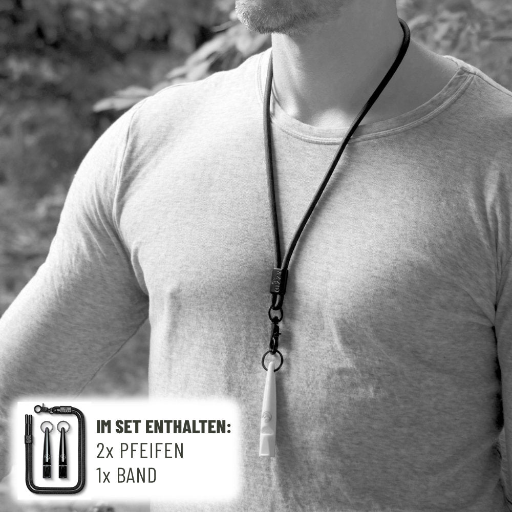 GIZZY® Hundepfeife 2er-Set – Lauter Pfeifton für Hundetraining