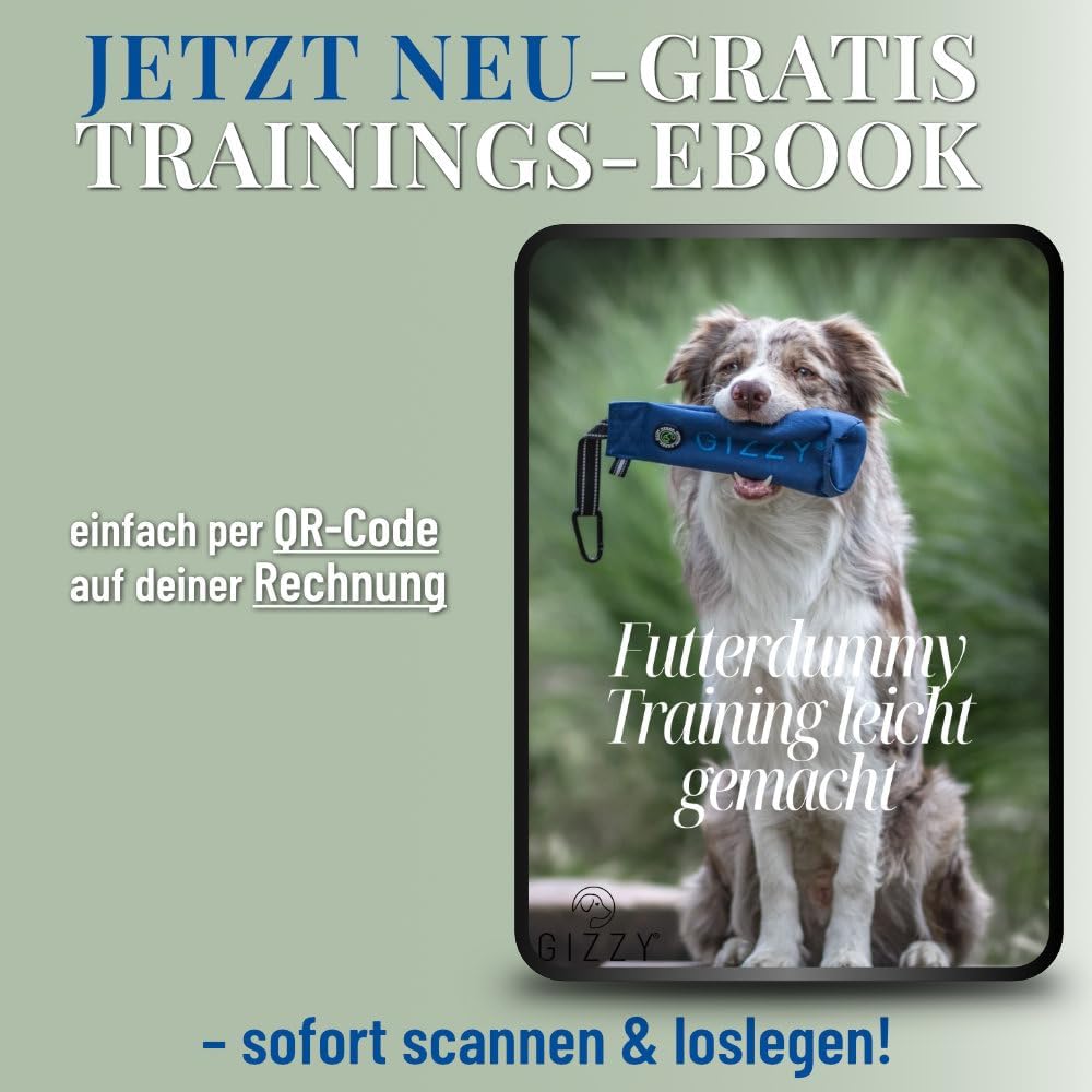 GIZZY® Futterdummy Hund – Robuster Futterbeutel & Apportierdummy