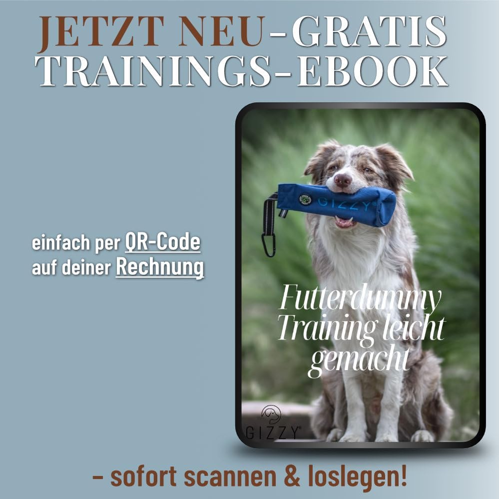 GIZZY® Futterdummy Hund – Robuster Futterbeutel & Apportierdummy