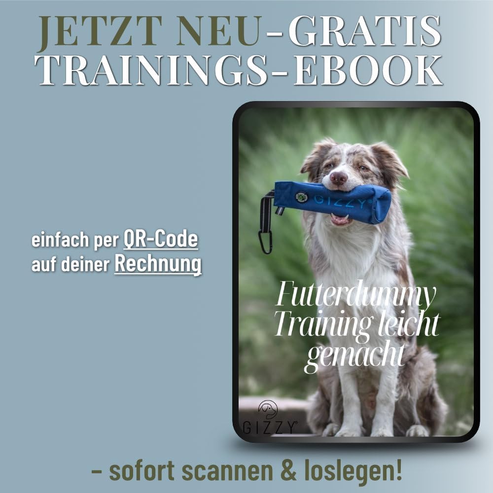 GIZZY® Futterdummy Hund – Robuster Futterbeutel & Apportierdummy
