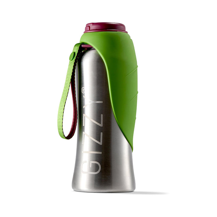 GIZZY® Trinkflasche Hund – Auslaufsichere Edelstahl-Wasserflasche