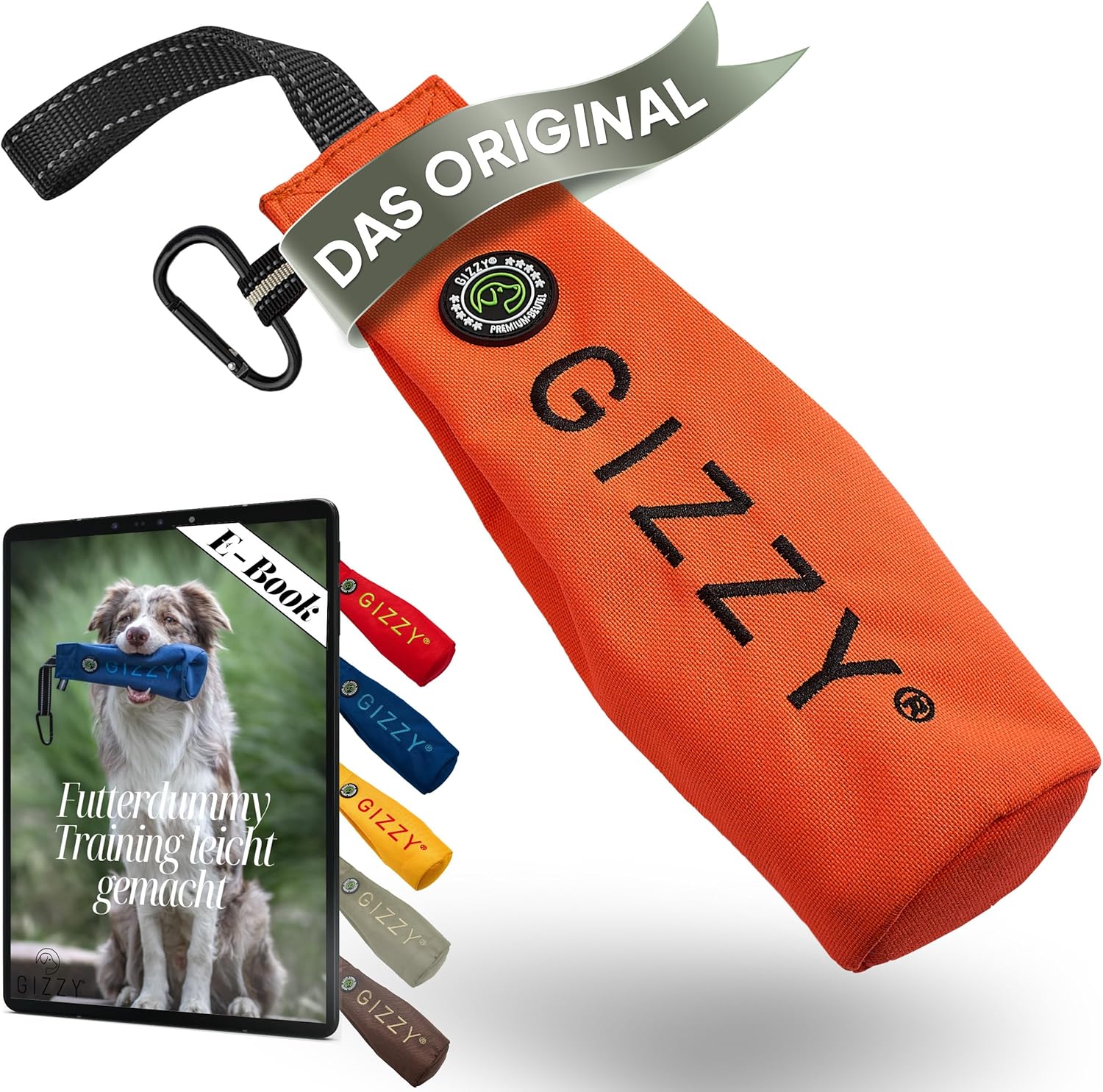 GIZZY® Futterdummy Hund – Robuster Futterbeutel & Apportierdummy