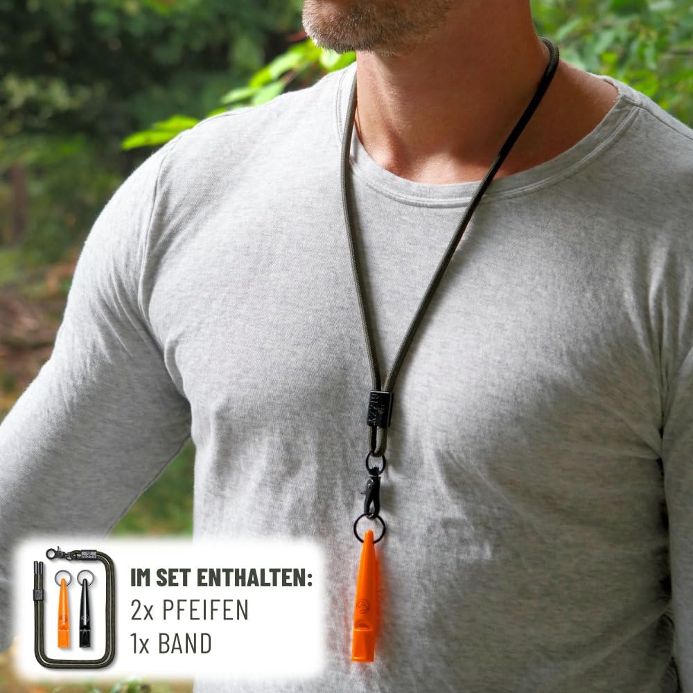 GIZZY® Hundepfeife 2er-Set – Lauter Pfeifton für Hundetraining