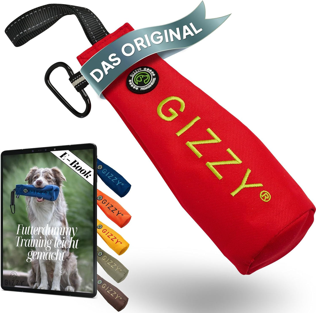 GIZZY® Futterdummy Hund – Robuster Futterbeutel & Apportierdummy