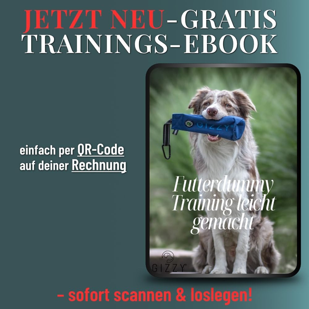 GIZZY® Futterdummy Hund – Robuster Futterbeutel & Apportierdummy